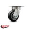 Service Caster 4 Inch Kingpinless Rubber on Aluminum Wheel Swivel Top Plate Caster SCC SCC-KP30S420-RAR - alternate 6